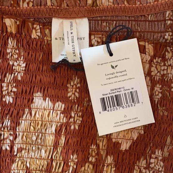 Spell Sloan Sunsuit Pant in Ochre - Picture 10 of 10